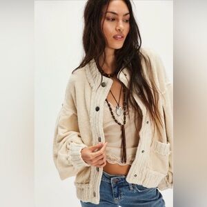 Free people we the free cute in this cardi tea